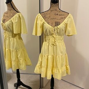 Cotton On Yellow Midi Dress